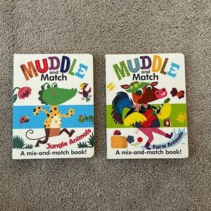 Usborne Muddle and Match book set